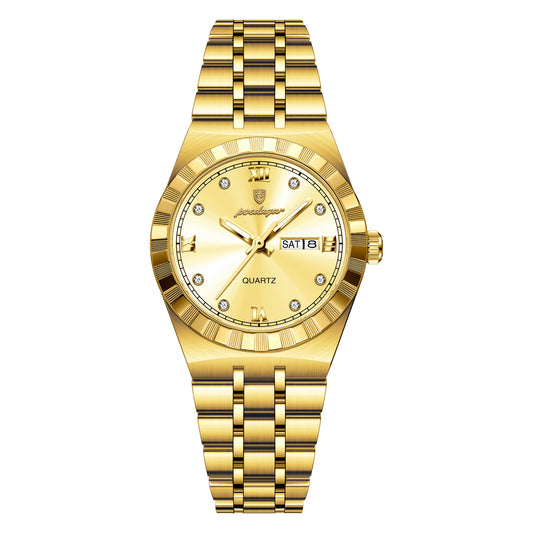 Womens Diamond-studded Waterproof Luminous Fashionable Quartz Watch