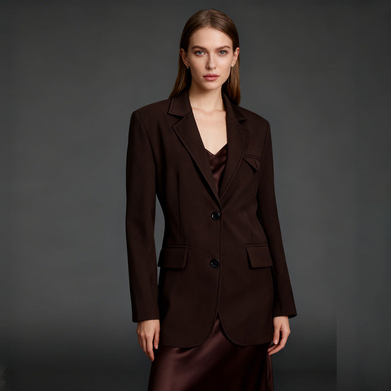 Korean-style Design-Driven Elegant Commuter Casual Blazer For Women