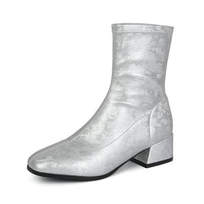 New Chinese-style Womens Shoes French- Elegance Fashion Booties