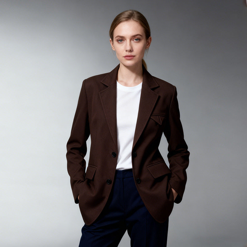 Korean-style Design-Driven Elegant Commuter Casual Blazer For Women
