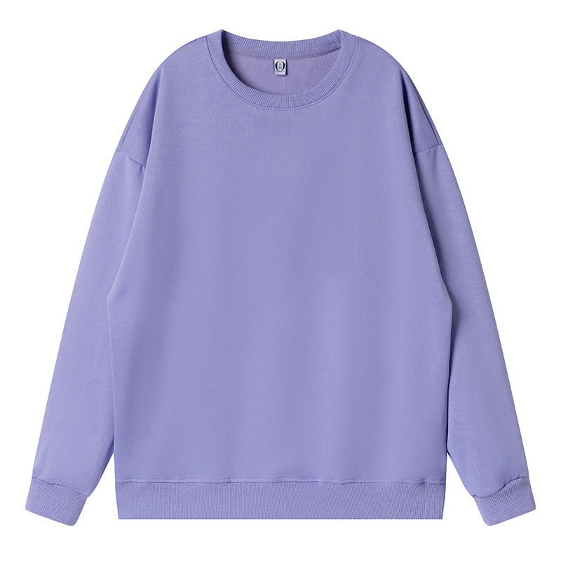 Solid-color Plain Sweatshirt For Men And Women