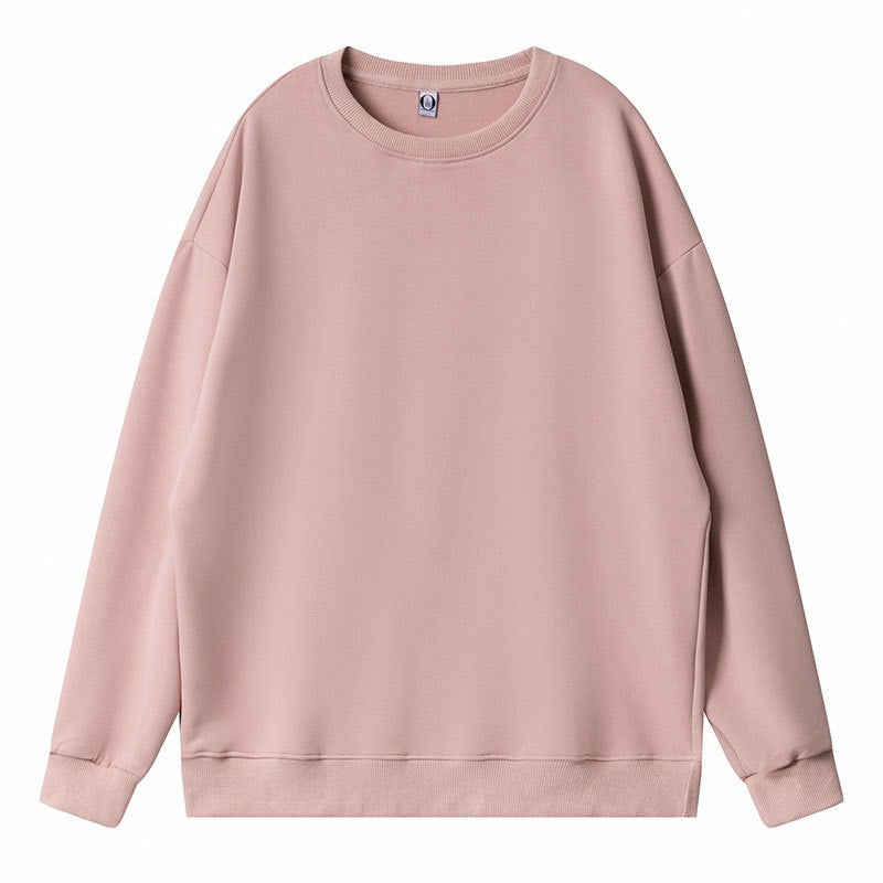 Solid-color Plain Sweatshirt For Men And Women
