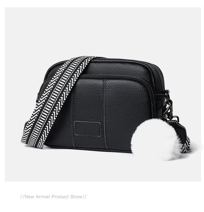 Genuine Leather Womens New Trendy Fashionable Versatile Single-shoulder Bag