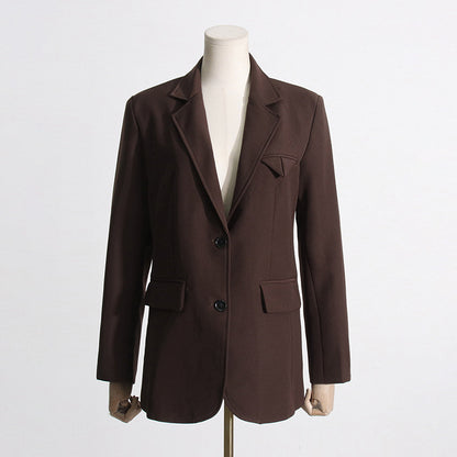 Korean-style Design-Driven Elegant Commuter Casual Blazer For Women