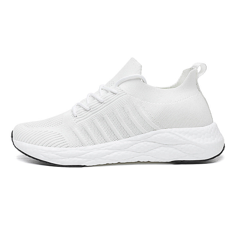 Men's Breathable Woven Sneakers – Lightweight Casual Running Shoes