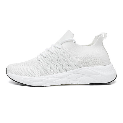 Men's Breathable Woven Sneakers – Lightweight Casual Running Shoes