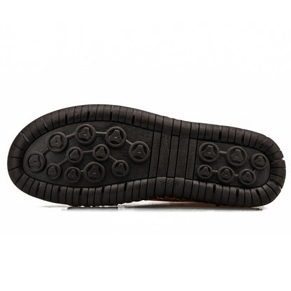 Men’s Leather Sports Sneakers – Outdoor Casual & Hiking Shoes