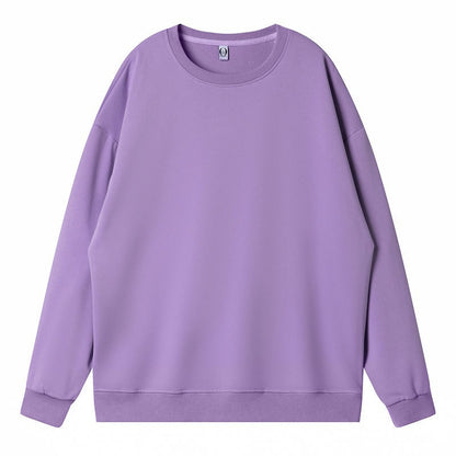 Solid-color Plain Sweatshirt For Men And Women