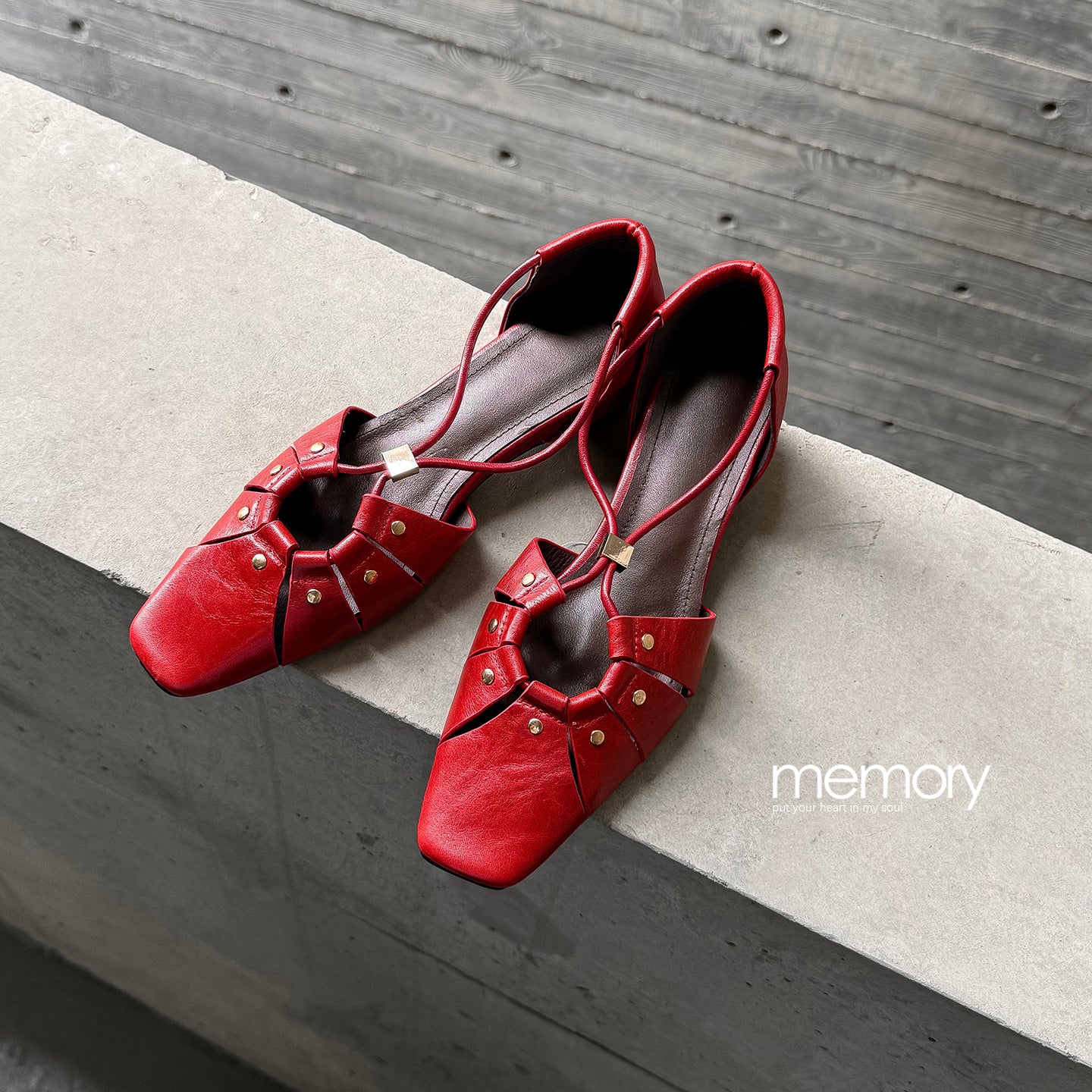 Handcrafted Full-Grain Leather Cage Sandals, Women's Vintage Woven Square Toe T-Strap Flats