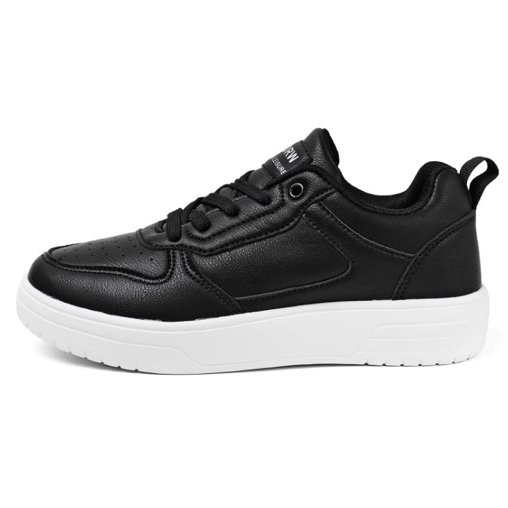 Couple’s Pure White Sneakers – Spring & Autumn Casual Shoes for Men and Women