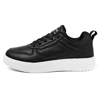 Couple’s Pure White Sneakers – Spring & Autumn Casual Shoes for Men and Women