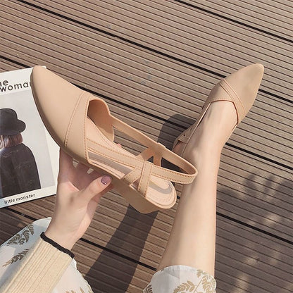 Summer Wedge Platform Womens Sandals Plastic Non-slip For Outdoor Wear