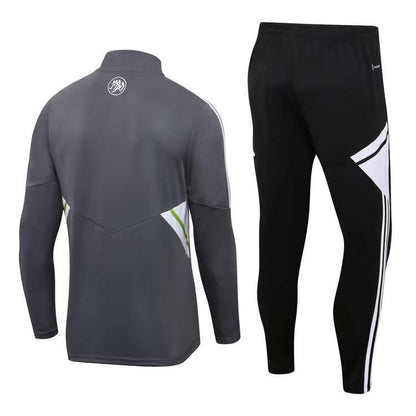 Men’s Casual Half Zip Soccer Training Suit – Lightweight Sports Tracksuit