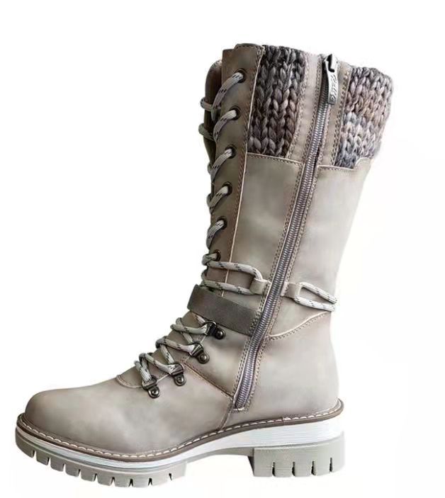 Women’s Winter Riding Boots – European Style Warm Snow Boots